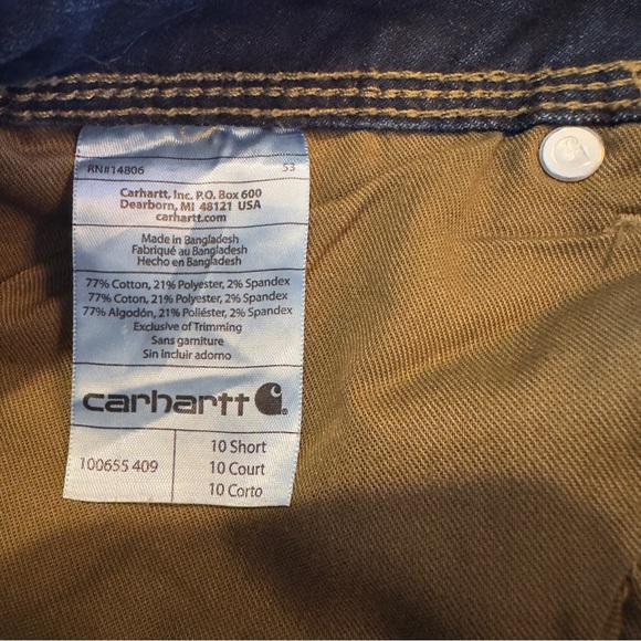 Carhartt Women's Relaxed Fit Stretch Denim Jasper Jean - Picture 6 of 7